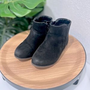 Black Zipper Booties